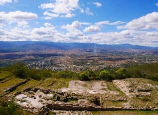 Aussicht auf Oaxaca von Monta Alban